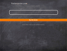 Tablet Screenshot of featurepoins.com